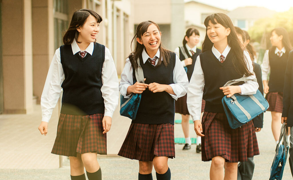 日本の中学生のイメージ